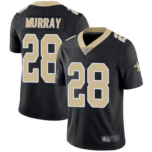 Men New Orleans Saints Limited Black Latavius Murray Home Jersey NFL Football #28 Vapor Untouchable Jersey